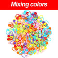 50-100Pcs/Bag Plastic Small Clip Locking Stitch Markers Crochet Latch Knitting Tools Needle Clip Hook Sewing Tool Mixed Color
