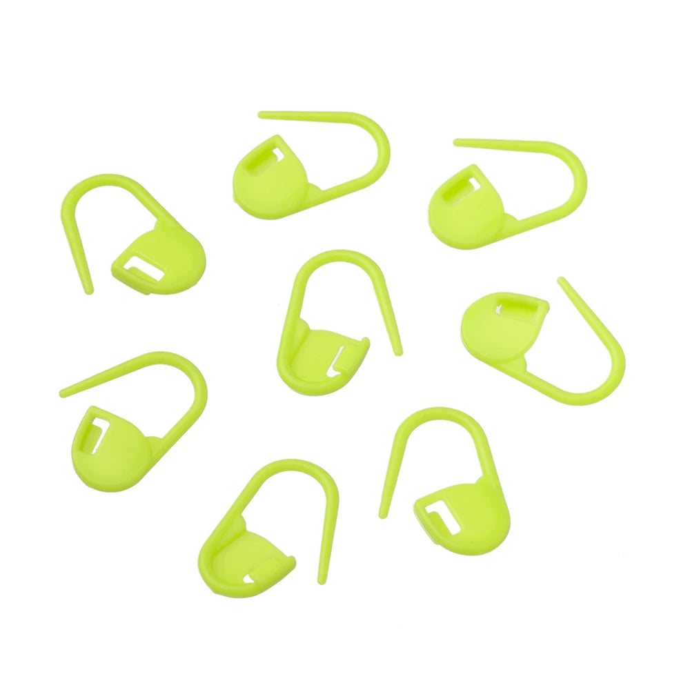 100Pcs/lot Colorful Locking Stitch Markers Plastic Knitting Crochet Locking Crochet Needle Clip Hook Tool for DIY Jewelry Making