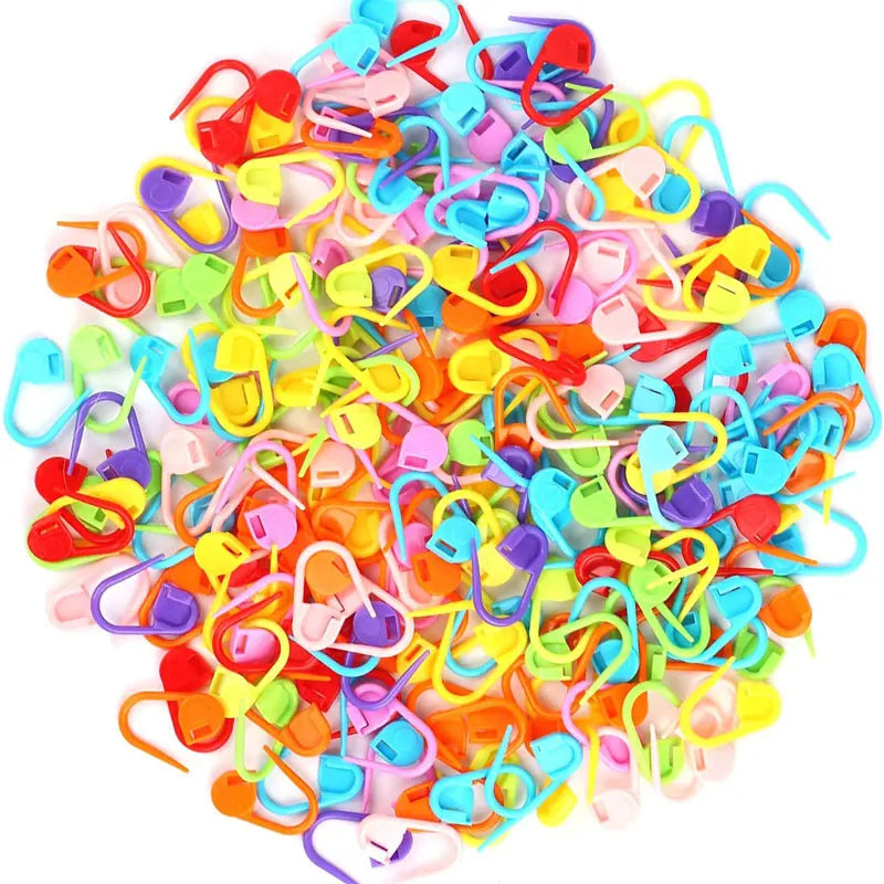 50/100Pcs Colorful Knitting Markers Crochet Clips Pins Bulk Stitch Markers Locking Stitch Knitting Place Markers DIY Craft