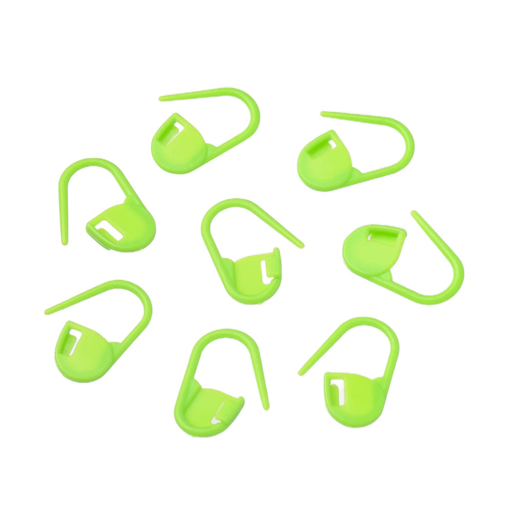 100Pcs/lot Colorful Locking Stitch Markers Plastic Knitting Crochet Locking Crochet Needle Clip Hook Tool for DIY Jewelry Making